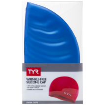 Шапочка для плавания Wrinkle Free Silicone Cap, силикон, LCS/420, голубой